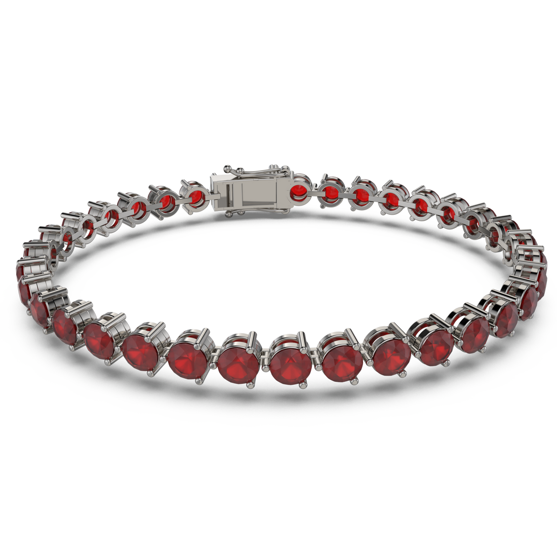Carmin Tennis Bracelet